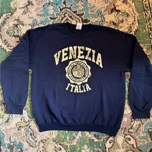 Venezia Italia Navy Blue Men's Sweatshirt